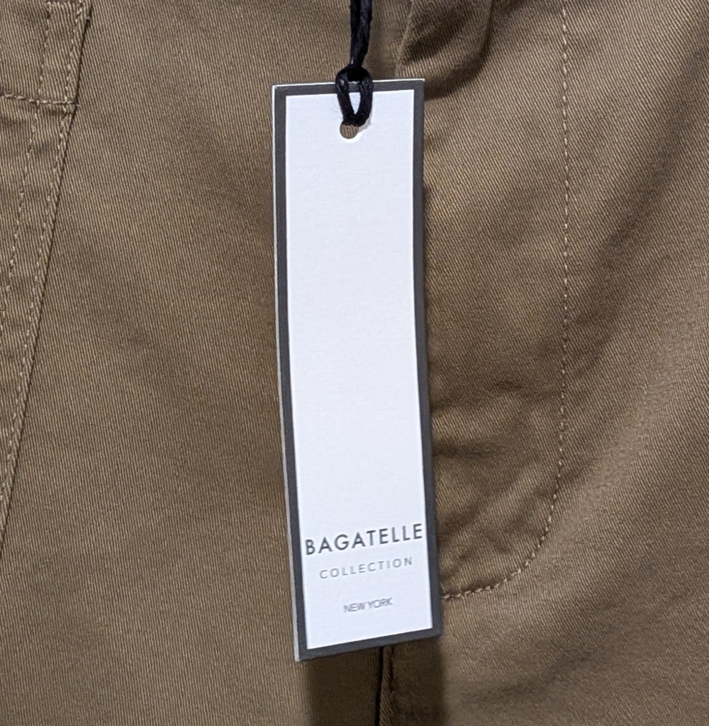 NWT Bagatelle Collection 2X Dark Tan Crop Length Wide Leg Trousers - Picture 5 of 6